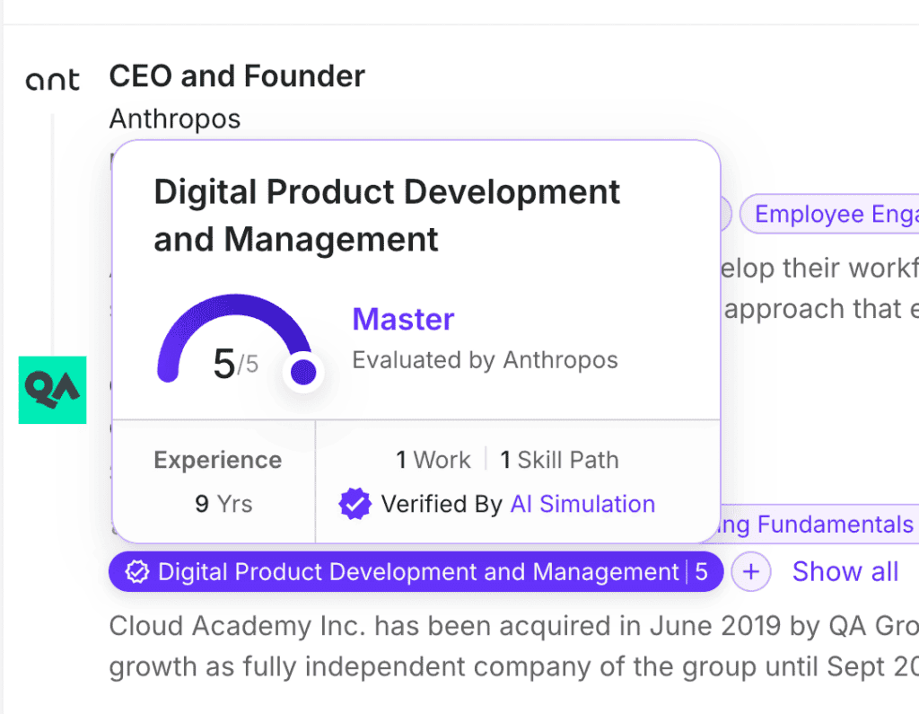 New feature: automatically rate your employees skills
