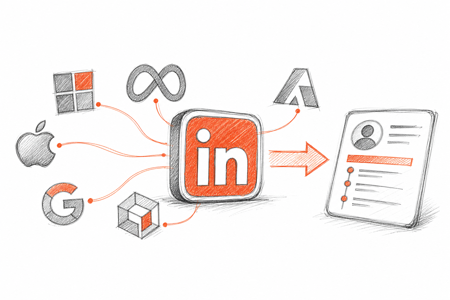 Auto-import company logos from LinkedIn