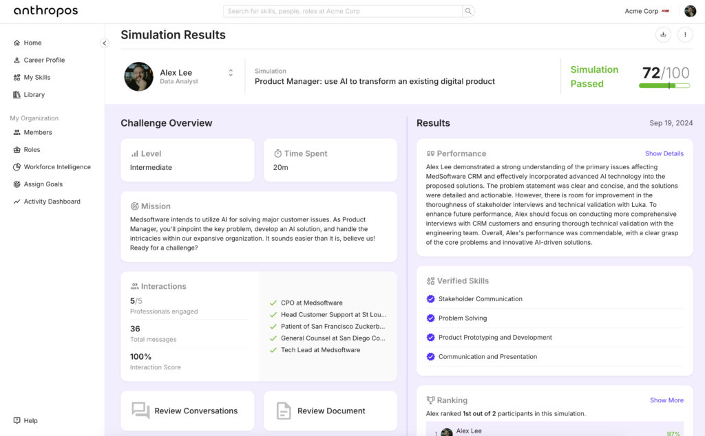 strategic workforce assessment and skills mapping