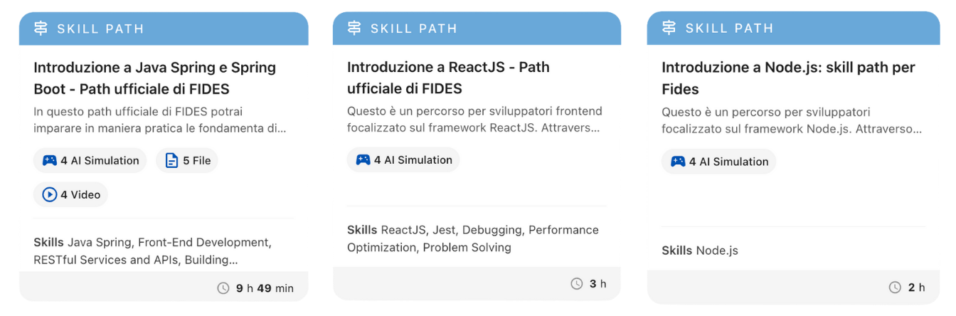 Developers Skill Paths