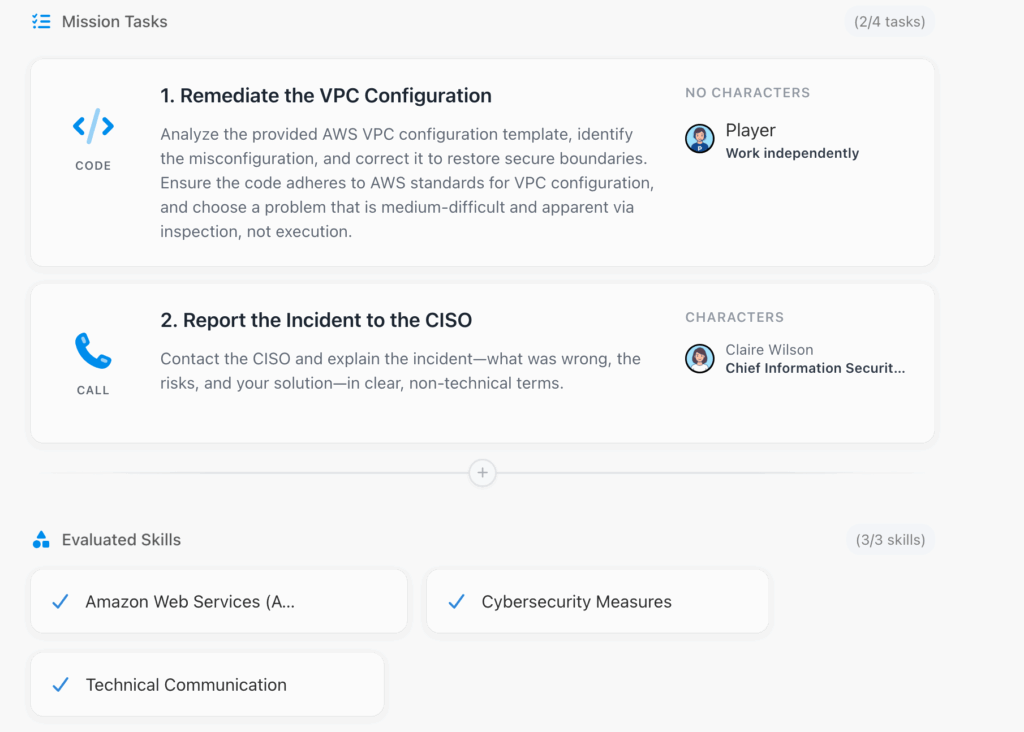 AI Job Simulations for tech skills – anthropos studio customization