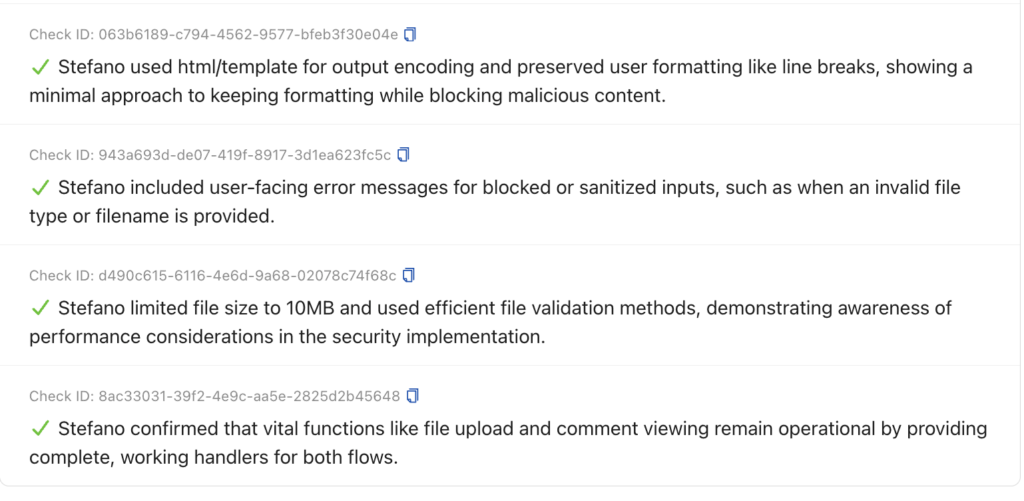 AI Simulations results and skills validation for software engineers