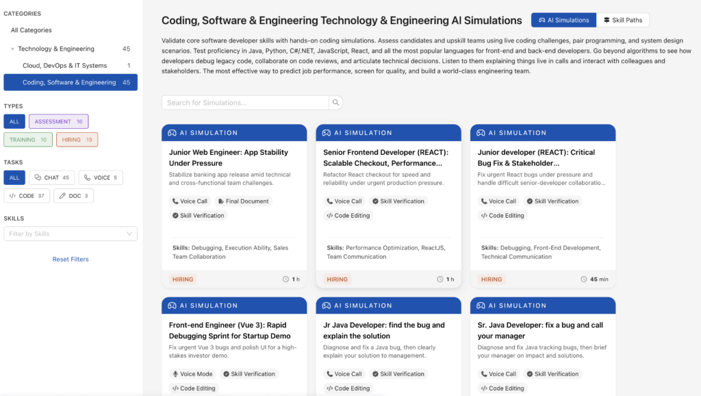 Ai Simulations for software engineers by Anthropos