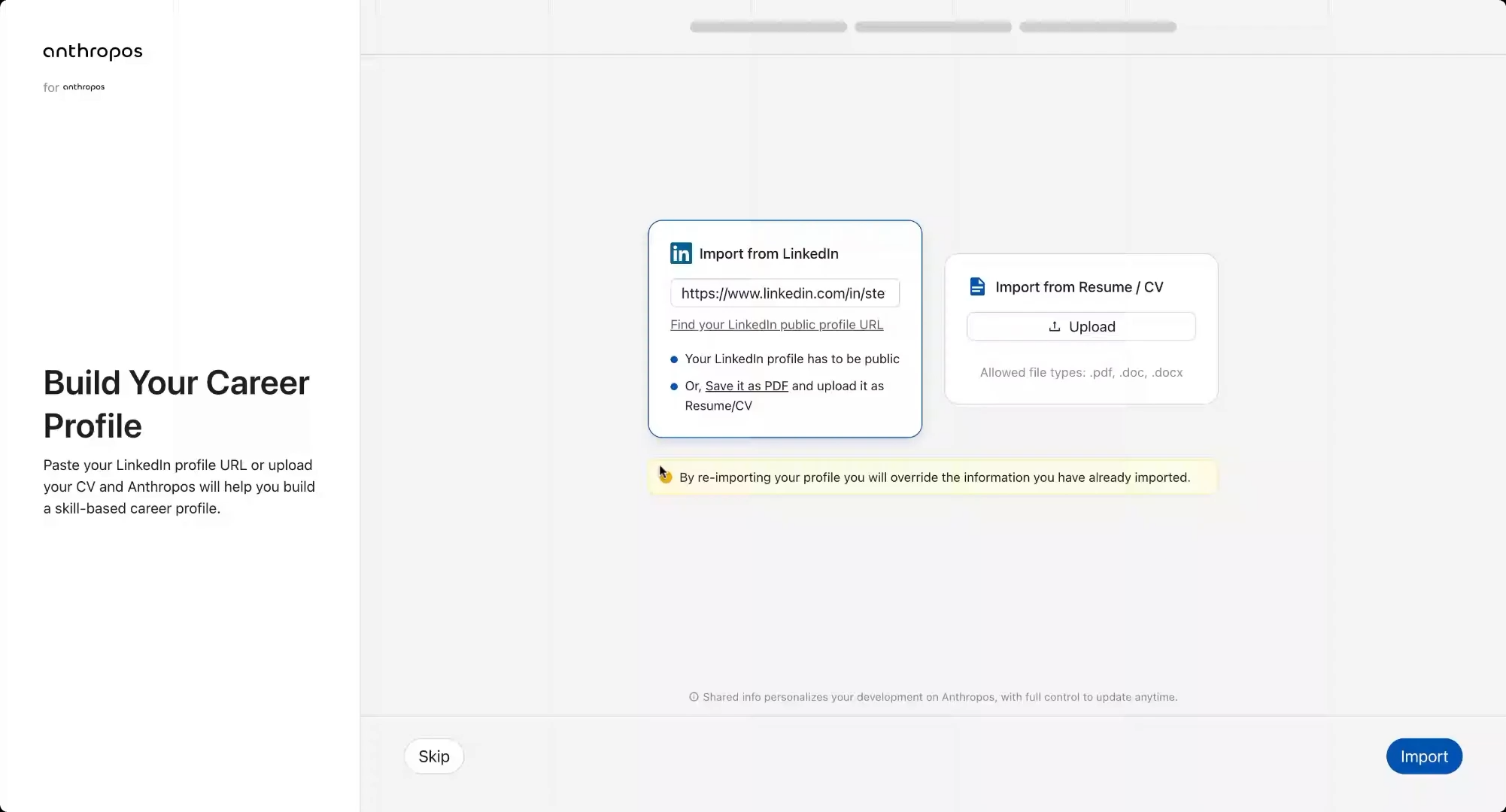 Skills mapping walkthrough — Acme Corp demo org