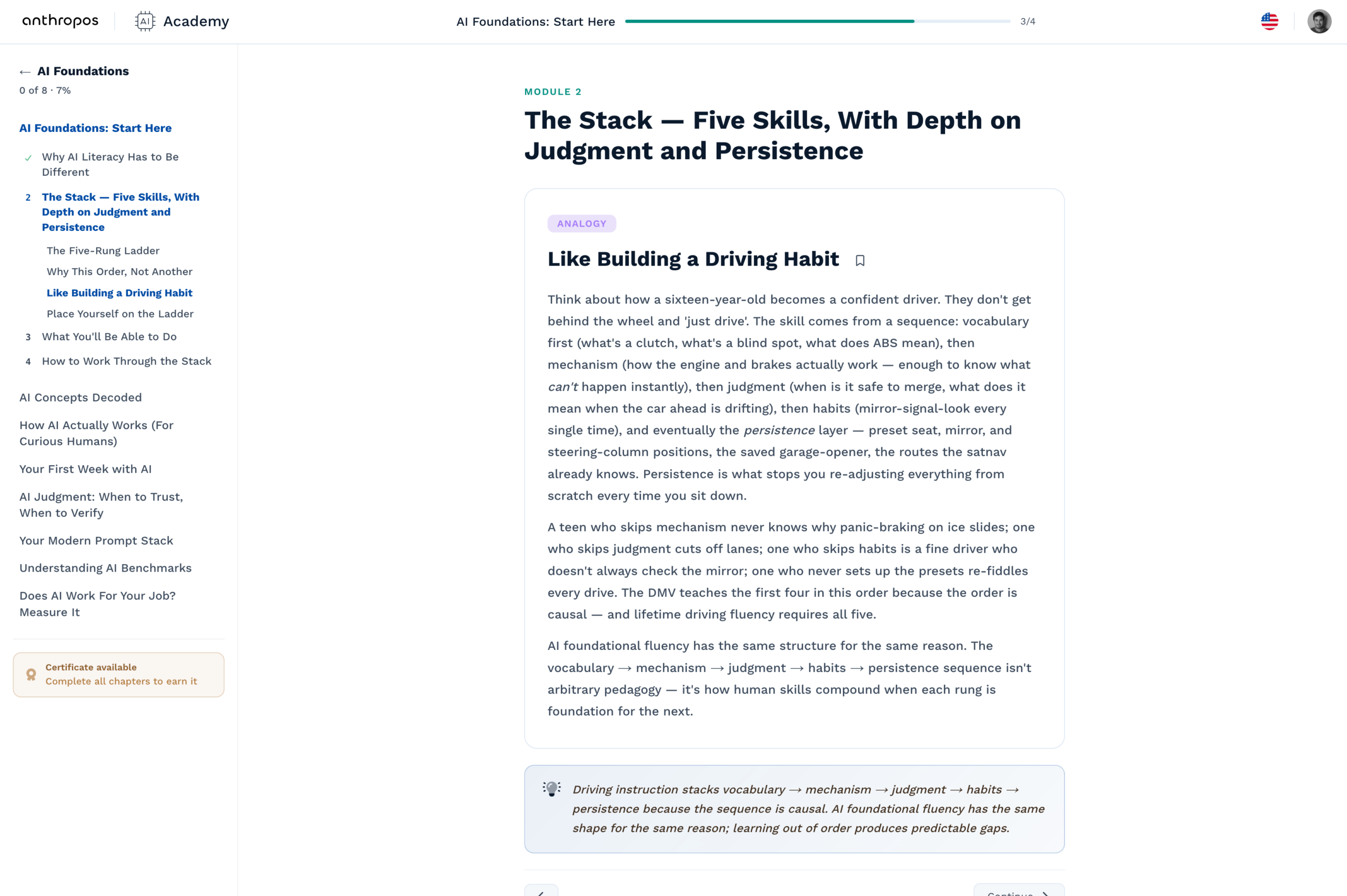 Reading a chapter