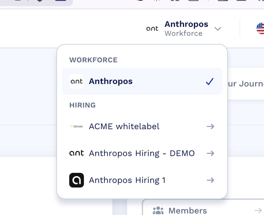 Better mobile experience and smoother org switching