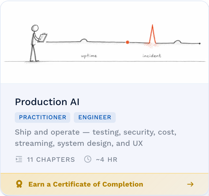 Production AI path